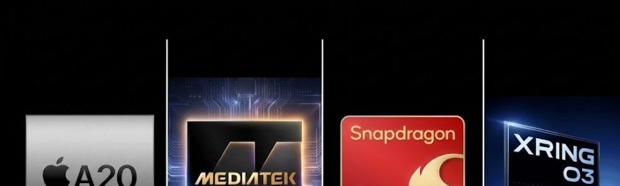 Porównanie chipów: Snapdragon 8 Elite Extreme Gen 6, A20 Pro, XRING O3 i Dimensity 9600 Pro