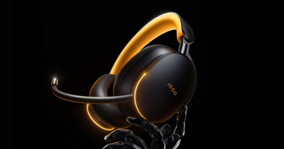 Nowy zestaw słuchawkowy iQOO Gaming Headset z 40mm przetwornikami i 150 godzinami pracy