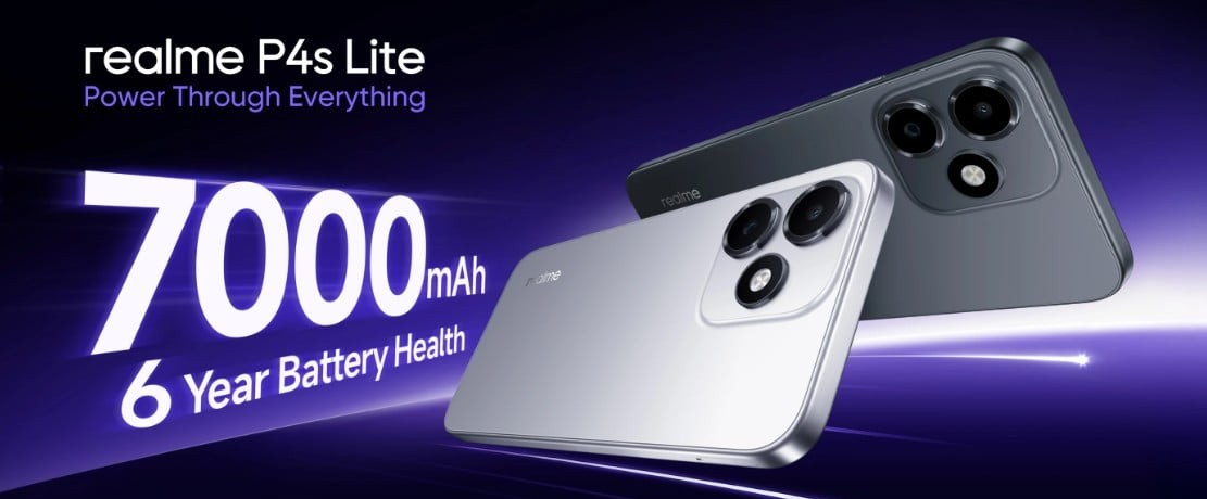 Realme P4s Lite - Nowy smartfon z wyświetlaczem 120Hz i baterią 7000mAh