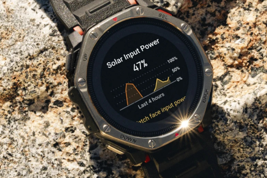 Amazfit T-Rex Dual Solar: Innowacyjny smartwatch z podwójnym ładowaniem słonecznym
