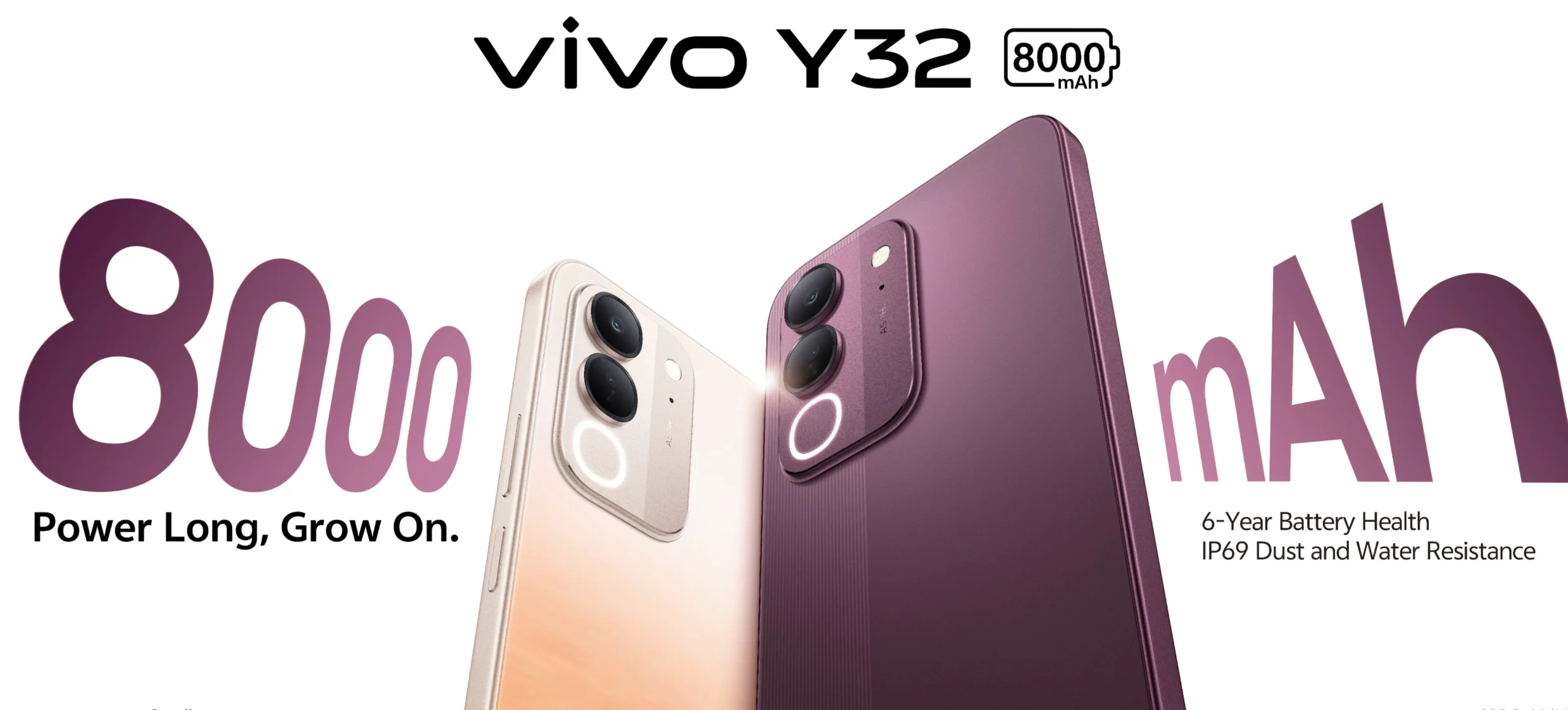Vivo Y32 z potężną baterią 8000mAh, wyświetlaczem 120Hz i ochroną IP68/69