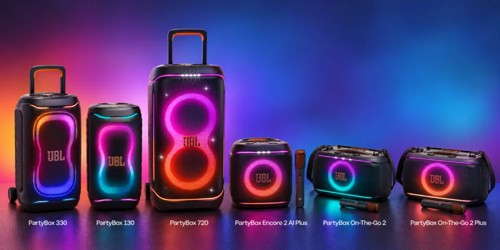 JBL PartyBox 720 z mocą 800W oraz nowe głośniki karaoke z AI
